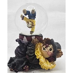 Boyds Bearstone Ridley with Riley Balancing Act 270559 2001 Waterglobe Music Box